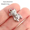 Accesorios colgantes tridimensionales de acero inoxidable transfronterizos sol amor oso delfín unicornio estrella para hombre DIY