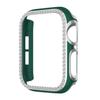 Adequado para capa de relógio Apple 8ª geração Apple Watch7se banhado duas cores fileira única de strass 41PC oco s9