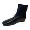 Botines Minimalistas First Encounter Season, Botines Cortos Versátiles Retro para Otoño e Invierno, Suela Suave que Aumenta la Altura, Botines de Tacón Bajo Delgados