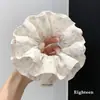 2026 Novo Estilo Estilo Floresta Elástico Alto Prendedor de Cabelo com Laço Preguiçoso, Corda de Cabelo para Rabo de Cavalo em Tecido de Renda para Mulheres