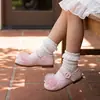 Zapatos de princesa de cuero con suela blanda para niñas, zapatos versátiles para primavera y otoño, zapatos planos nuevos para niños, zapatos de niña, zapatos escolares para niñas