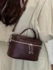 Bolso pequeño vintage de alta gama para mujer, nuevo bolso cruzado versátil de moda 2026, bolso de mano exquisito y súper popular, bolso tipo cubo