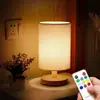 Ventas Directas de Fábrica Lámpara de Mesa Cálida Creativa Mesita de Noche de Dormitorio Celebridad de Internet Nórdica Control Remoto Ahorro de Energía Luz Nocturna Alimentación de Bebé