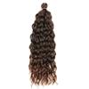 Peluca de Cabello Blanco Ruso Rizado Estilo Hawaii de 24 pulgadas Cabello Largo Rizado Giro Profundo