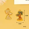 Brújula Oceánica Pirata de Estilo Mixto Transfronterizo Accesorios de Joyería DIY Esmalte Aleación Collar Pendiente de Arete Dijes