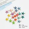 [Série Oceano] Contas de Estrela-do-Mar em Liga Metálica, Contas Soltas, Contas Espaçadoras, Pingentes, Pulseira DIY, Colar, Acessórios para Joias