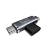 Adaptador de Áudio Adaptador em T Tipo-C Fêmea para Dupla Ponta Tipo-C Macho C Fêmea para Microfone Macho Iluminação Macho