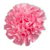 Flor de Cinta Clavel Tela Flores Plegadas Hechas a Mano DIY Pasadores para el Cabello de Niños Diademas Ropa Zapatos y Sombreros Accesorios de Flores