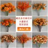 Ramos de Flores Artificiales de Color Naranja para Bodas, Decoraciones de Salón de Bodas, Arreglos Florales de Techo, Arreglos Florales, Flores de Seda, Caminos de Flores Artificiales