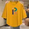 Ropa de Mujer 2026 Versión Coreana Verano Corte Holgado Popular Casual Camiseta Top Nueva Moda Elegante Cuello Redondo Talla Grande