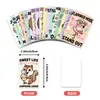18 Lindas Tarjetas de Texto Divertidas de Animales de Dibujos Animados Amazon Temu Nuevas Tarjetas de Mensajes Decorativas Venta al por Mayor