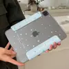 Capa Protetora Estilo Coreano com Padrão de Estrelas Listradas para iPad Air 7, Pro 13 polegadas com Separação de Sucção Lateral, Mini Dobrável Y de 10ª Geração