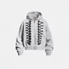 Sudadera con capucha y nudo estilo retro Harajuku unisex para otoño e invierno, chaqueta de punto, traje de pierna ancha de moda