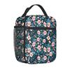 Venta Caliente Transfronteriza Bolsa para Comida con Estampado Floral Pequeño para Estudiantes de Primaria Mochila Portátil para Niños Caja Aislante Bolsa de Almacenamiento para Camping al Aire Libre