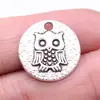 20x20mm 2,8g Prata Antiga Venda Direta da Fábrica Mais Vendido Material DIY Pingente de Coruja