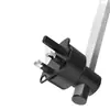 Luz nocturna controlada por luz enchufable GY279, estilo mochila delgado y redondo, luz nocturna con sensor de alto brillo regulable para mesita de noche y baño