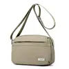 Bolso Cruzado Ligero para Mujer 2026 Nuevo Bolso de Nylon para Mujer Color Sólido Tela Bolso Pequeño Bolso de Hombro para Mamá Bolso de Lona Casual