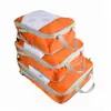 Bolsa de almacenamiento de viaje explosiva de Amazon, bolsa de tres piezas para organizar ropa, bolsa de almacenamiento impermeable compresible, fabricantes, lote