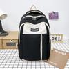 2025 Nueva Mochila Pequeña Fresca de Color en Contraste Casual Ligera para Viaje Mochila Escolar para Estudiantes de Primaria y Secundaria