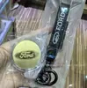 Chaveiro de Ouro Puro 999 Pequeno 20Mg Ouro Mercedes-Benz Bmw Audi Logo de Carro Pingente Presente Chaveiro com Logo de Carro