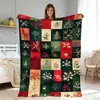 Manta de Sofá Macia de Flanela Multifuncional para Casa, Manta de Soneca para Escritório no Outono e Inverno, Árvore de Natal Transfronteiriça