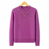 Nova coleção de inverno: tops de tricô estilosos e quentes para mulheres, incluindo suéteres grossos de puxar para mulheres de meia-idade e idosas