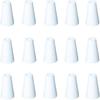 Reloj de madera blanco accesorios para cortinas colgantes 19 * 11.5MM colgante de plástico cuerda colgante hilo colgante reloj