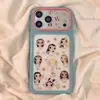 Aplicável à capa de celular Apple 17promax toque de alta qualidade silicone iPhone16e feminina 15plus fofa pequeno jade