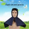 Atacado camada dupla Jeans generoso tamanho plus size chapéu-xale à prova de poeira chapéu de manuseio chapéu de vento resistente ao desgaste Jeans proteção do trabalho xale
