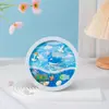 Pegamento crema para pintura de escena 3D para niños, pintura hecha a mano DIY, pintura oceánica, pintura de escena de micropaísaje, paquete de materiales de juguete educativo