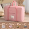 Bolsa de viaje plegable de tela Oxford de gran capacidad, un bolso versátil para viajes cortos, viajes de negocios, almacenamiento de ropa y mudanzas