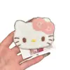 Kt Flequillos Pegatinas de Gato Tela de Trapo para Niños Pinza para el Cabello de Bebé con Velcro Linda Pasador que No Maltrata el Cabello Pasador para Niña Pequeña