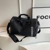 Bolsa de Viagem de Grande Capacidade Estilo Novo com Compartimento para Sapatos, Bolsa de Fitness Portátil com Separação Seco e Molhado, Bolsa de Viagem para Curta Distância, Bolsa de Bagagem de Viagem