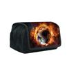 Fornecimento de fábrica Crown Football Creative Flip Pencil Case Student Stationery Box Children's Large Capacity Dirty-resistant Stationery Storage