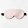 Mascarilla de seda para ojos hecha de seda de morera, específicamente para el sueño de los niños, mascarilla de ojos ajustable que bloquea la luz