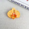 Horquilla Rosa Dulce Flor Phalaenopsis Pinza para el Cabello Pinza para la Cabeza Flor Flor Artificial Adorno para el Cabello Pinza Lateral Horquilla de Orquídea Accesorios para el Cabello