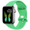Adequado para pulseira de silicone para Apple Watch, fivela borboleta, pulseira esportiva Apple Watch 1ª a 9ª geração, pulseira de pulso iWatch