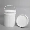 Cubo de Silicona Azul de 20L, Cubo para Adhesivos Químicos, Cubo para Pigmentos de Color de 20L, Cubo Redondo Azul de 20 Litros