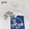 Lize Pet Lâmpada Sombra Livre LED Luxo Pétala Combinação de Cabeça Dupla de Lâmpada Alto Brilho Altura de Suspensão Temperatura de Cor Brilho Ajustável