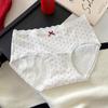 Ropa Interior de Algodón Puro Roja de Año Zodiacal para Mujer Algodón Antibacteriano 10A con Refuerzo Extendido Borde de Encaje Talla Grande para Mujer Venta al por Mayor