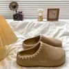 Mules Bordados Estilo Birkenstock Vintage para Mujer, Novedad Otoño 2025 Zapatos Birkenstock de Suela Gruesa que Aumentan la Altura
