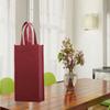 Sacola de presente não tecida, espessada, bolsa de vinho tinto, bolsa dupla, bolsa de vinho, logotipo personalizado impresso
