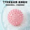 Juguete para Perro de TPR Macarrón Elástico Bola Pequeña con Púas 6cm en Stock Venta al por Mayor Resistente a la Mordida de Perro Bola Elástica Sólida