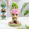 Suculentas, Cactos, Plantas Pequenas em Vasos, Cacto Groot, Decorações de Mesa no Escritório, Plantas Verdes Fáceis de Cultivar para Pessoas Preguiçosas