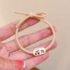 Cuerda para el cabello con polvo de dopamina para niña, anilla para el cabello, pulsera para el cabello de doble uso, banda de goma pequeña para parejas, accesorios para el cabello al por mayor