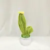Flores Artificiales de Palo Retorcido Más Vendidas Transfronterizas, Plantas Verdes Artificiales, Plantas en Maceta de Cactus, Adornos Decorativos, Regalos para Maestros para Montar en el Coche