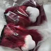 Estilo kig garra de bestia ajustadas garra guantes peludos producto terminado multicolor incluyendo guantes finos ribete cos lindo
