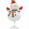 Globo de aluminio de Navidad venta caliente transfronteriza decoración de vacaciones de Año Nuevo alce muñeco de nieve molino de viento globo de Navidad