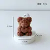 Vela Aromática Oso Amoroso Rose Midina Adornos Creativos para Dormitorio Regalo para Niña del Día de San Valentín Vela al por Mayor