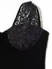 Comércio Exterior Transfronteiriço Roupas Femininas Outono e Inverno 2025 Novas Roupas Femininas Estilo Europeu e Americano Design Francês Vestido de Veludo Dourado para Mulheres